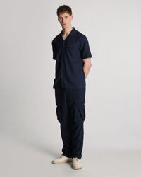Lyle & Scott - Cotton Linen Cargo Trousers - Lyst