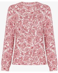 Penti - Countryside Printed Floral Long Sleeve T-Shirt Pajama Top - Lyst