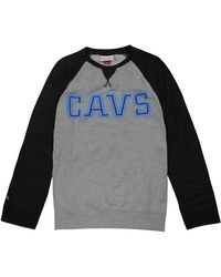 Mitchell & Ness - Cleveland Cavaliers Nba Turf Fleece Crew Pullover Sweatshirt - Lyst