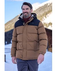 Mountain Warehouse - 'Snow' Borg Lined Jacket Ripstop Fabric Water Resistant Padded Coat - Lyst