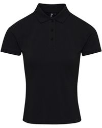 PREMIER - Ladies Coolchecker Plus Piqu Polo With Coolplus - Lyst