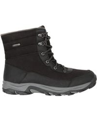 Mountain Warehouse - 'Ohio' Snow Boots Fleece Lined Isotherm Waterproof Winter Skiing Shoes Textile - Lyst