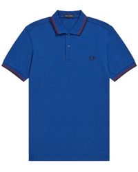 Fred Perry - Twin Tipped Collar M3600 M17 Polo Shirt Cotton - Lyst