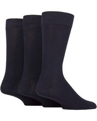 Sock Shop - 3 Pack Plain And Patterned Bamboo Socks - Lyst