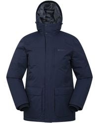 Mountain Warehouse - 'Jet' Extreme Down Parka Jacket Water Resistant Hooded Zip Up Winter Coat Polyamide - Lyst