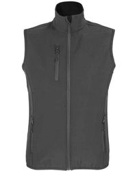 Sol's - Ladies Falcon Softshell Recycled Body Warmer - Lyst