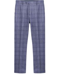 Lambretta - Bradley Checked Suit Trousers (Slate) - Lyst