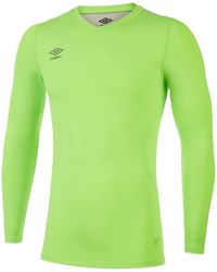 Umbro - Elite V Neck Base Layer Top (Groene Gekko) - Lyst