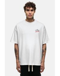 Good For Nothing - White Oversized Cotton Printed Short Sleeve T-shirt - Lyst