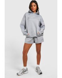DSGN Studio - Self Fabric Applique Oversized Hoodie - Lyst