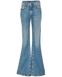 DIESEL - Ebbey Bootcut Jeans - Lyst