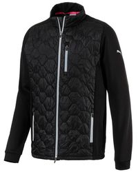 PUMA - Pwrwarm Dassler Zwart Zip Up Primaloft Golfjack 576114 01 - Lyst