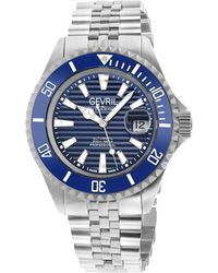 Gevril - Chamber 42601 Swiss Automatic Sellita Sw200 Dial Date Stainless Steel Watch - Lyst