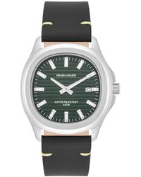 Spears & Walker - Leather Watch Approx. 40.5 Mm - Lyst