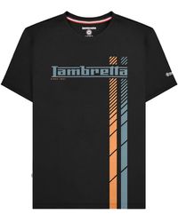 Lambretta - Ss25 Racing Stripe Big & Tall T-Shirt Cotton - Lyst