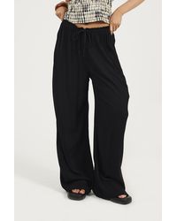 Brave Soul - Crinkle Textured Drawcord Trousers - Lyst
