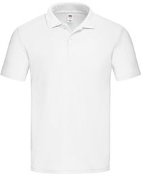 Fruit Of The Loom - Original Pique Polo Shirt Cotton - Lyst