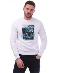 Off-White c/o Virgil Abloh - Rocks Type Slim Crewneck Sweatshirt - Lyst
