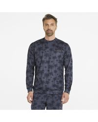 PUMA - X Palm Tree Crew Lightweight Neck Golf Sweatshirt - Lyst