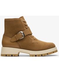 Clarks - Ledwick Gracie Dark Sand Combi Boots - Lyst