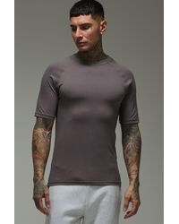 BoohooMAN - Tall Active Gym Raglan Muscle Fit T-Shirt - Lyst