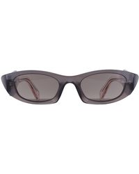 Prada - Oval Dark Prb16S - Lyst