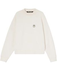 Palm Angels - Pxp Logo Off Sweatshirt Cotton - Lyst