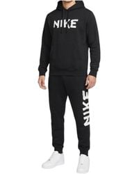 Nike - Tracksuit Dq2349 Club Graphic Hoddie Fleece Pullover Long Sleeve Sets - Lyst