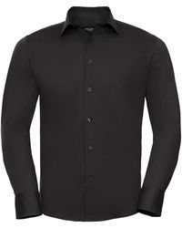 Russell - Collection Easy-Care Fitted Long-Sleeved Shirt - Lyst