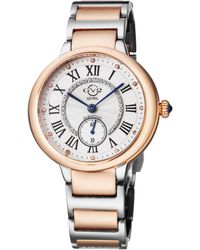 Gevril - Gv2 Rome 12204B Swiss Quartz Diamond Two-Tone Stainless Steel Watch - Lyst