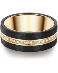 Tresor 1934 - Trilani Stainless Steel Ring - Lyst