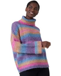 Roman - Relaxed Roll Neck Ombre Jumper - Lyst