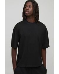 BoohooMAN - Basic Oversized Boxy Crew Neck T-Shirt - Lyst