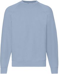 Fruit Of The Loom - Raglan Sleeve Belcoro Sweatshirt (Mineral) - Lyst