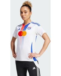 adidas - Olympique Lyonnais 24/25 Home Jersey - Lyst