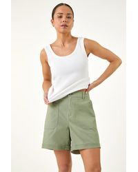 Roman - Petite Cotton Chino Shorts - Lyst