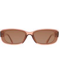 Quay - Rectangle Pale Rose Sepai Gradient Vibe Check - Lyst