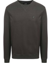 Lyle & Scott - Tonal Eagle Logo Dark Pull-Over Sweatshirt Cotton - Lyst