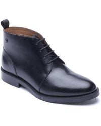 Base London - Marco Leather Ankle Boots - Lyst