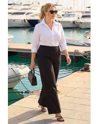 Roman - Curve Wide Leg Tailored Trouser - Lyst