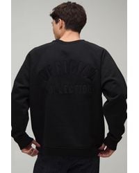 BoohooMAN - Heavyweight Oversized Raglan Sleeve Embroidered Sweatshirt - Lyst