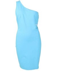 Calvin Klein - 's One Shoulder Dress In Blue - Lyst