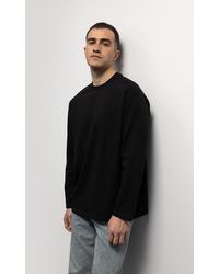 Giesto - Comfort Fit Long Sleeve Crew Neck T-Shirt - Lyst