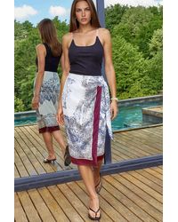 Hiccup - Satin Wrap Skirt - Lyst