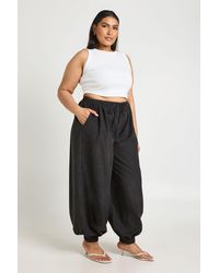 Boohoo - Plus Peached Cuffed Balloon Trouser - Lyst