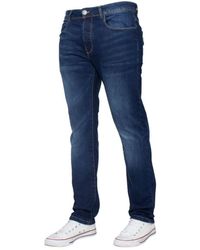 Enzo - Slim Stretch Denim Jeans - Lyst