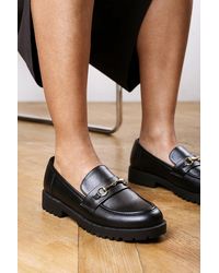 Where's That From - Wheres Aadhya Chunky Snaffle Trim Detail Loafers - Lyst