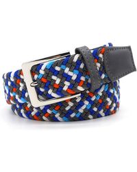 Woodland Leathers - Woven Stretchy Belt - Lyst
