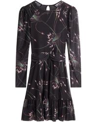 Ted Baker - Sannde Gathered Shoulder Mesh Mini Dress - Lyst
