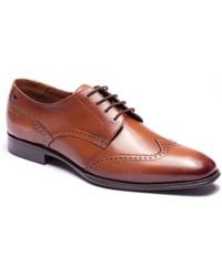 Base London - Sloane Leather Brogues Shoes - Lyst